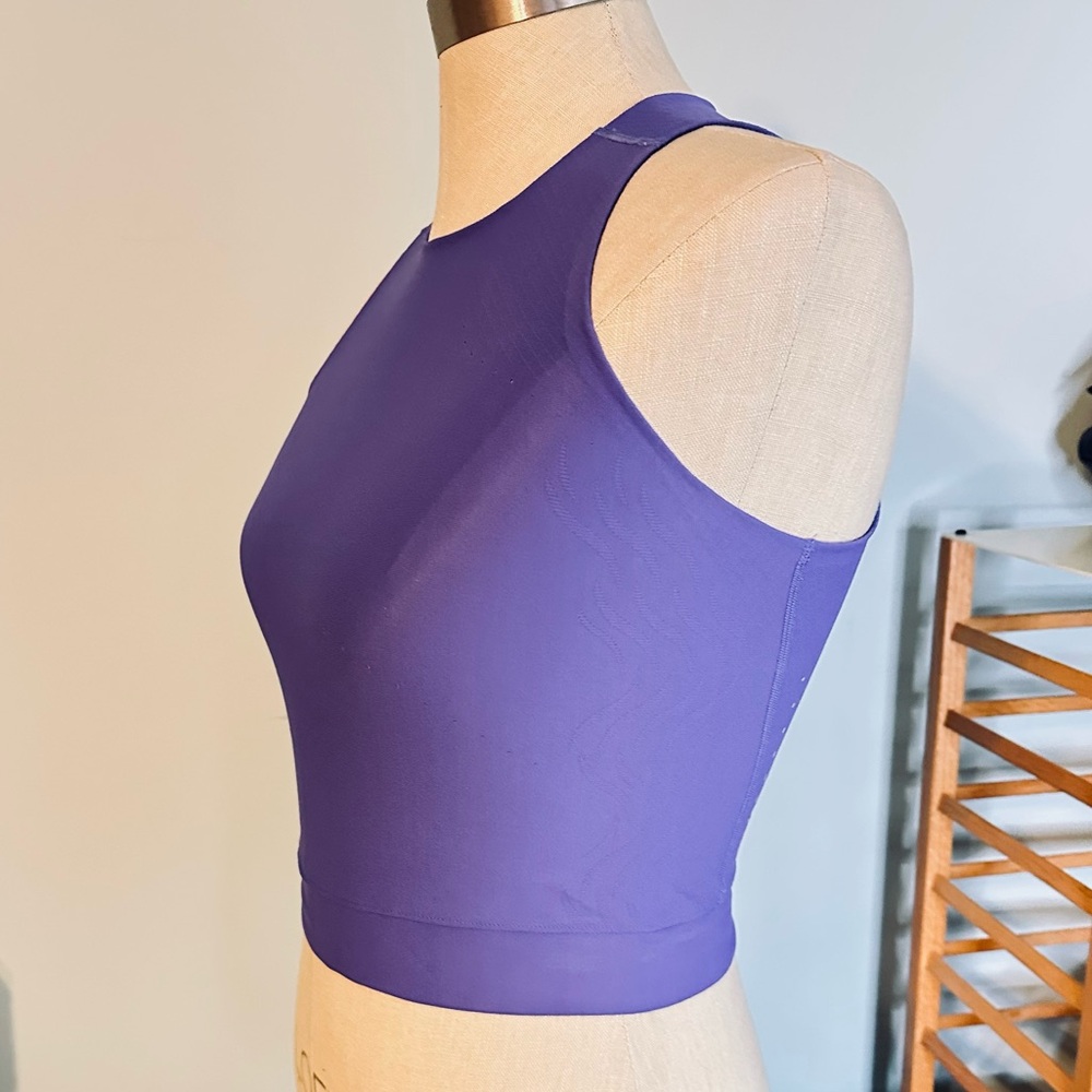 Lululemon Align High Neck Tank in a rich purple color size small